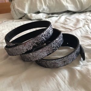 Glitter belt